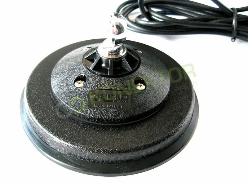 SIRIO T-3 27 SUPERMAG (T3 27) supermocny magnes 12,5cm Antena CB magnesowa helikalna 62cm dłuższy kabel 5 metrów