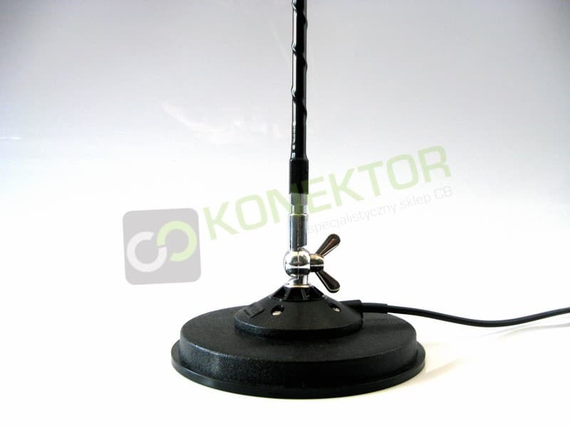 FireStik FL3 antena CB helikalna 95cm POCHYLANA + SIRIO MAG 145 DV mocny magnes 16cm (FireStik FIREFLY)