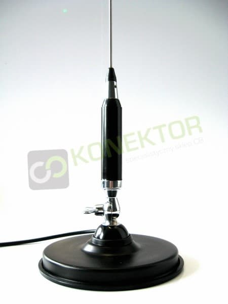 LEMM AT-900 + supermocny magnes Lemm śr. 15cm Antena CB Magnesowa 90cm kabel 4m