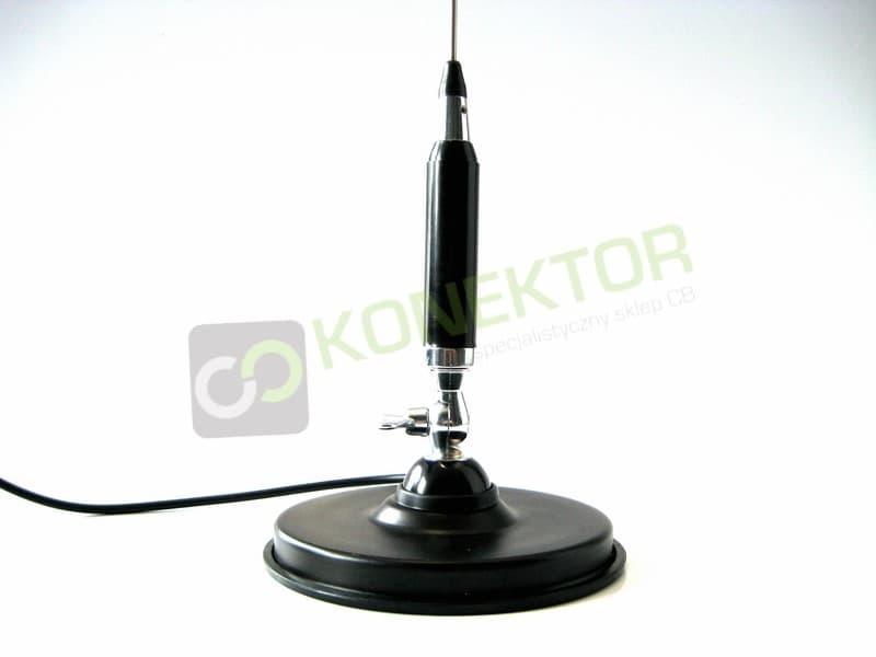 LEMM AT-900 + supermocny magnes Lemm śr. 15cm Antena CB Magnesowa 90cm kabel 4m
