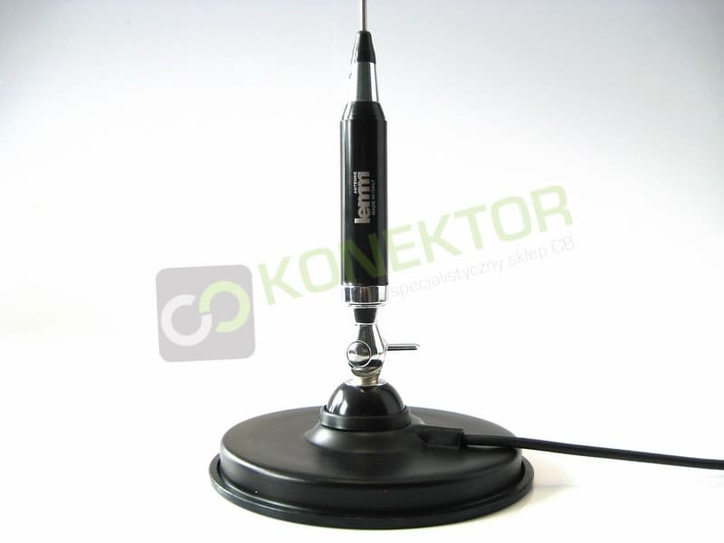 LEMM AT-1700 + supermocny magnes Lemm śr. 15cm Antena CB Magnesowa 185cm kabel 4m