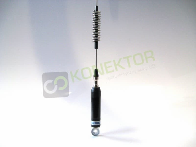 SIRIO TITANIUM 800 SUPERMAG mocny magnes 16cm Antena CB magnesowa 82cm dłuższy kabel 6m