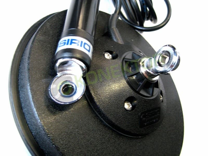 SIRIO TITANIUM 800 SUPERMAG mocny magnes 16cm Antena CB magnesowa 82cm kabel 3,60m