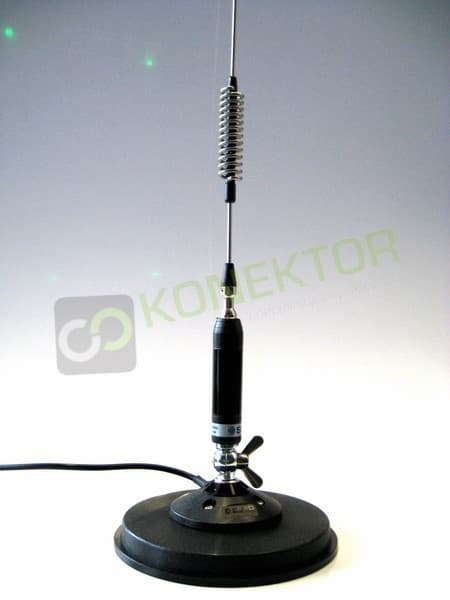 SIRIO TITANIUM 800 SUPERMAG mocny magnes 16cm Antena CB magnesowa 82cm dłuższy kabel 6m