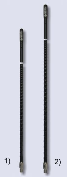 SIRIO FLEX LOG 3 MAG DV z pochyleniem Antena CB magnesowa helikalna TOP LOADED 95cm dłuższy kabel 5m