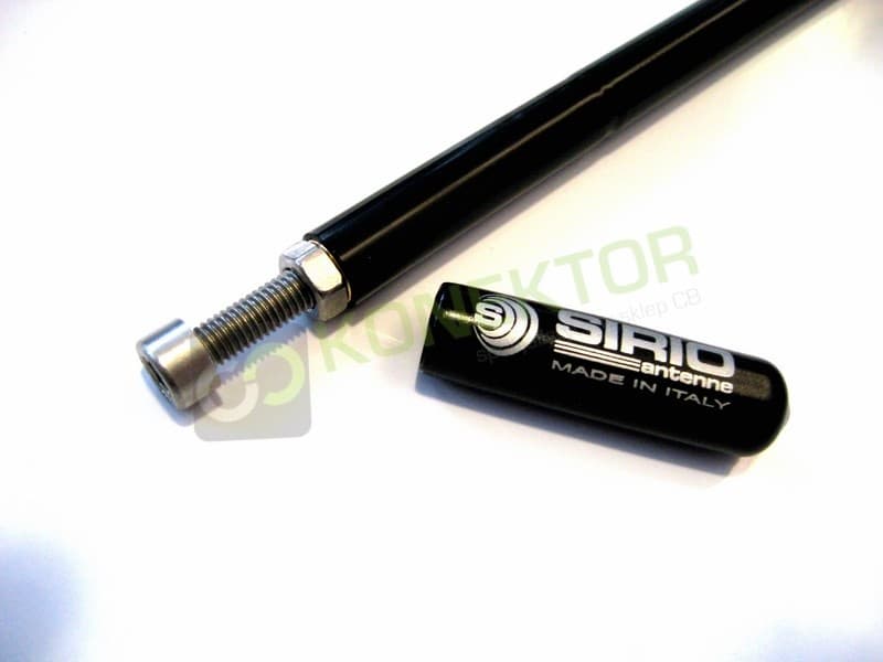 SIRIO FLEX LOG 3 MAG DV z pochyleniem Antena CB magnesowa helikalna TOP LOADED 95cm dłuższy kabel 6m