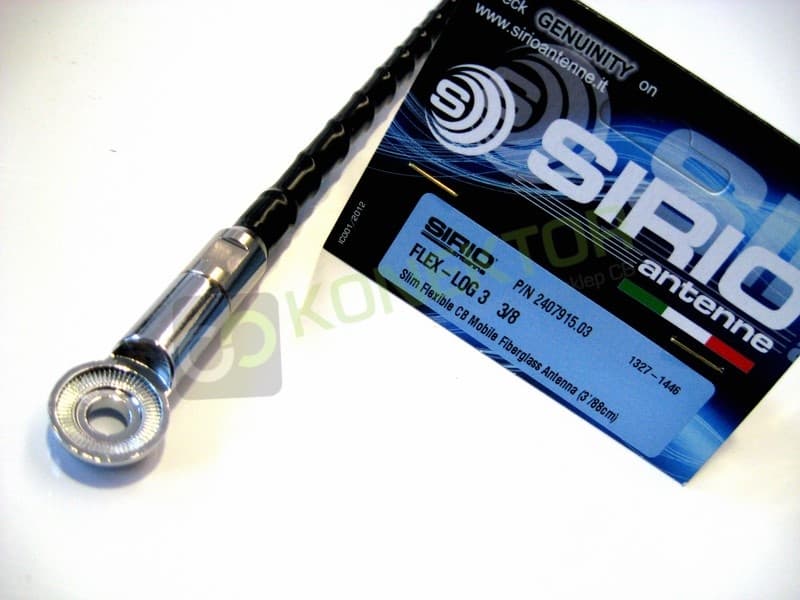 SIRIO FLEX LOG 3 MAG DV z pochyleniem Antena CB magnesowa helikalna TOP LOADED 95cm dłuższy kabel 6m