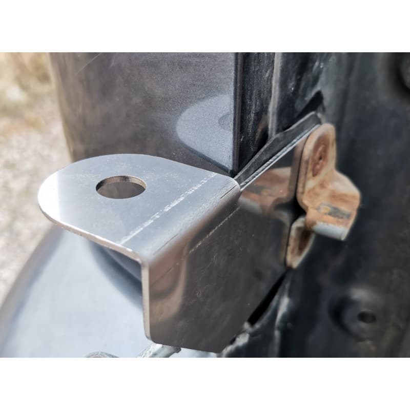 Uchwyt nierdzewny do anteny CB KF VHF UHF do pickup, terenowych np. Toyota Land Cruiser 120 / 150, Lexus GX 460 470, Jeep Gladiator