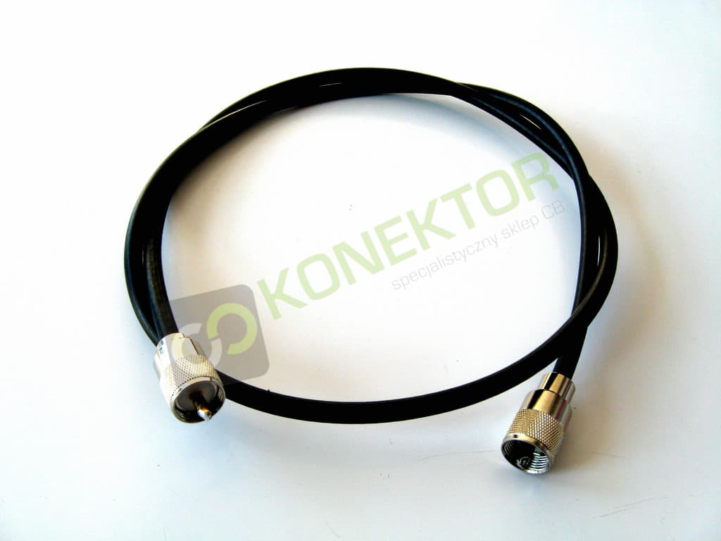 Kabel połączeniowy 150cm RF-7 SATEC wtyki UC-1 SUPERJAKOŚĆ HIGH END (do mierników, wzmacniaczy)