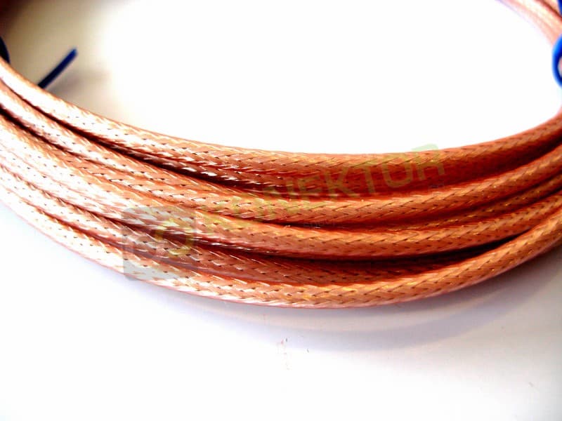Okablowanie Nagoya TFL-316 supercienki kabel 2.35mm długość 6m w osłonie teflonowej (stopka PL + 6m kabla, wtyk UC-1 do radia)