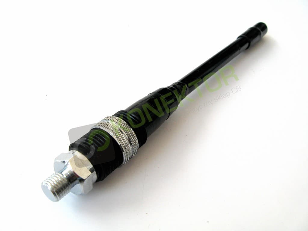 Solarcon A-108 najkrótsza dyskretna antena CB 25cm (z adapterem PL - montaż "wkręcany")