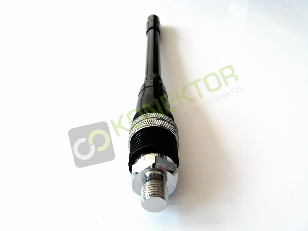 Solarcon A-108 najkrótsza dyskretna antena CB 25cm (z adapterem PL - montaż "wkręcany")