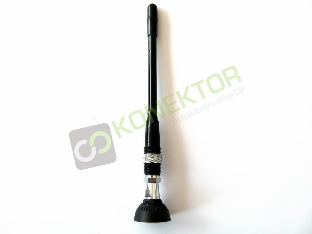 Solarcon A-108 najkrótsza dyskretna antena CB 25cm (z adapterem PL - montaż "wkręcany")