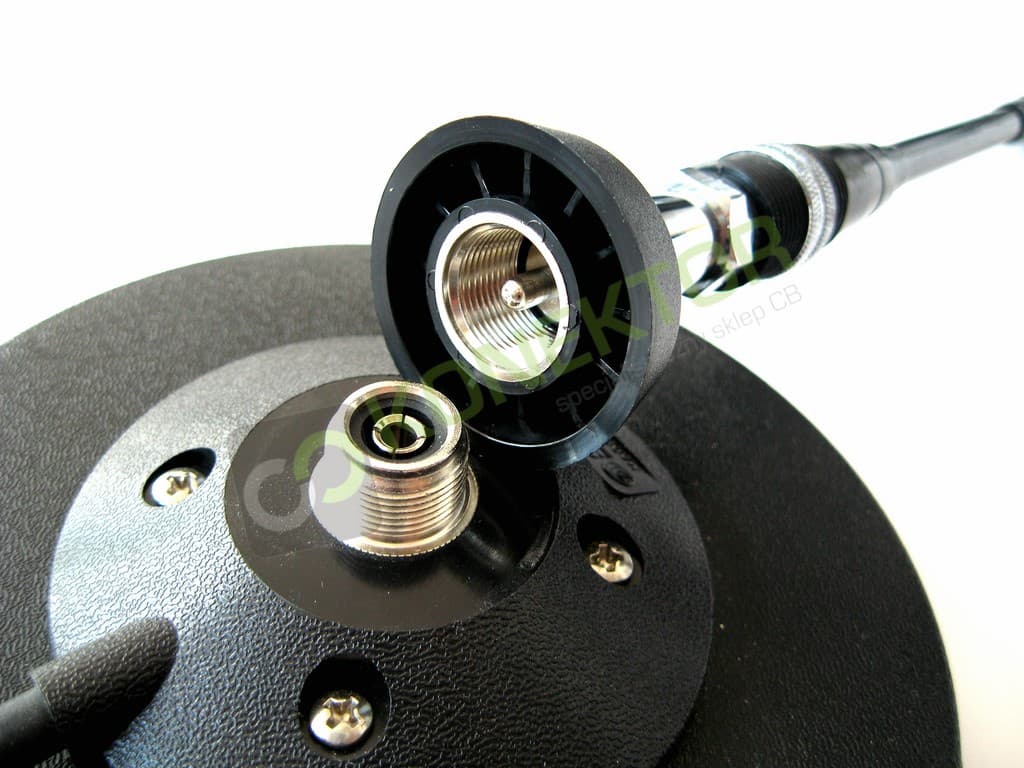Solarcon A-108 najkrótsza dyskretna antena CB 25cm (z adapterem PL - montaż "wkręcany")