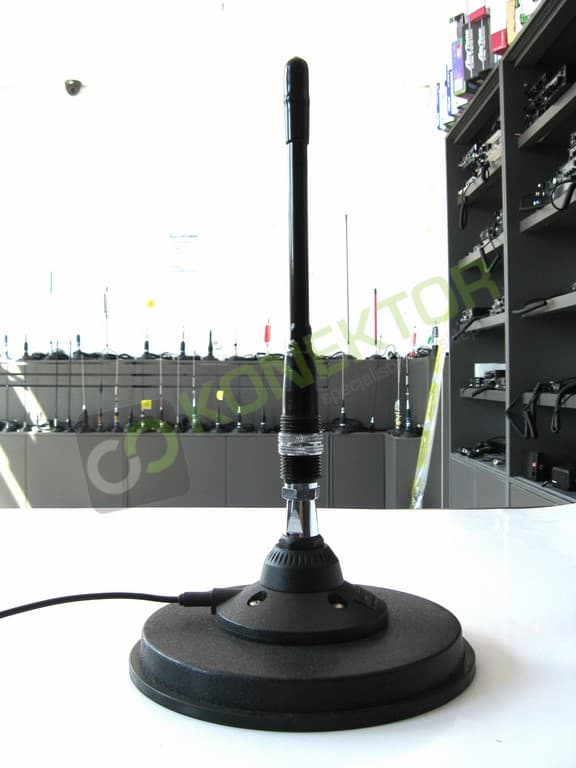 Solarcon A-108 najkrótsza dyskretna antena CB 25cm (z adapterem PL - montaż "wkręcany")