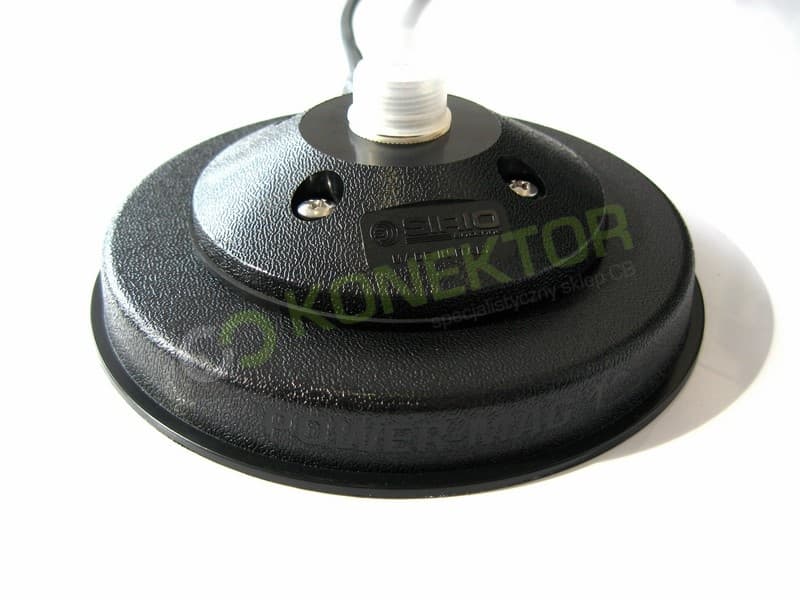 SIRIO POWER-MAG 125 PL z długim kablem 7m - podstawa magnetyczna 12,5cm (magnes 125mm) POWER MAG