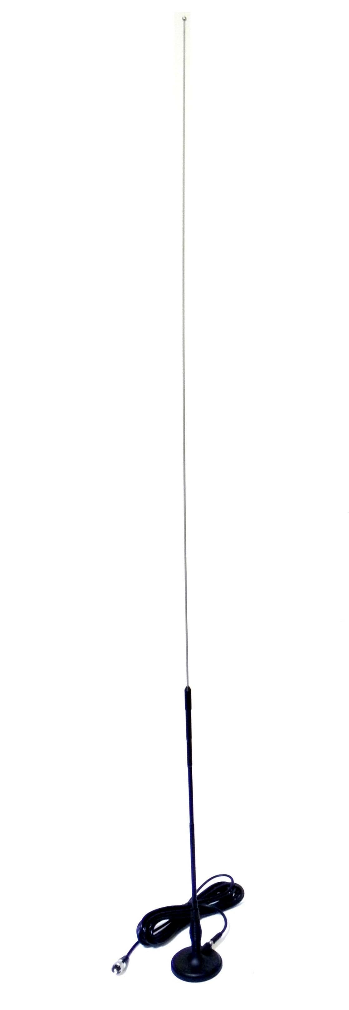 PIRAT Silver Tip Oryginalna antena CB magnesowa helikalna 135cm magnes neodymowy kabel 5m