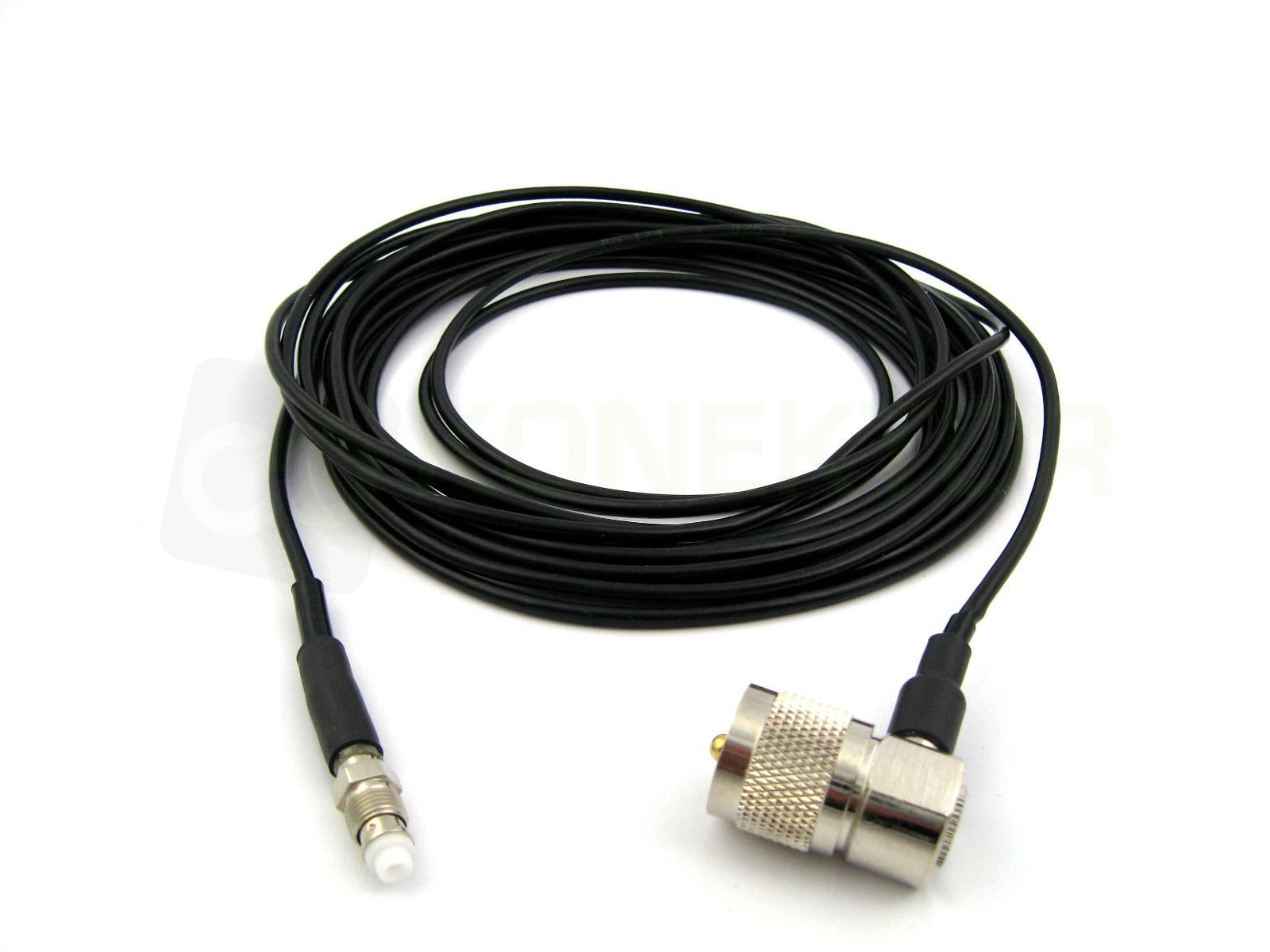PIRAT z cienkim kablem 8m (grubość tylko 3mm), wtyk kątowy Antena CB magnesowa helikalna 62cm magnes neodymowy