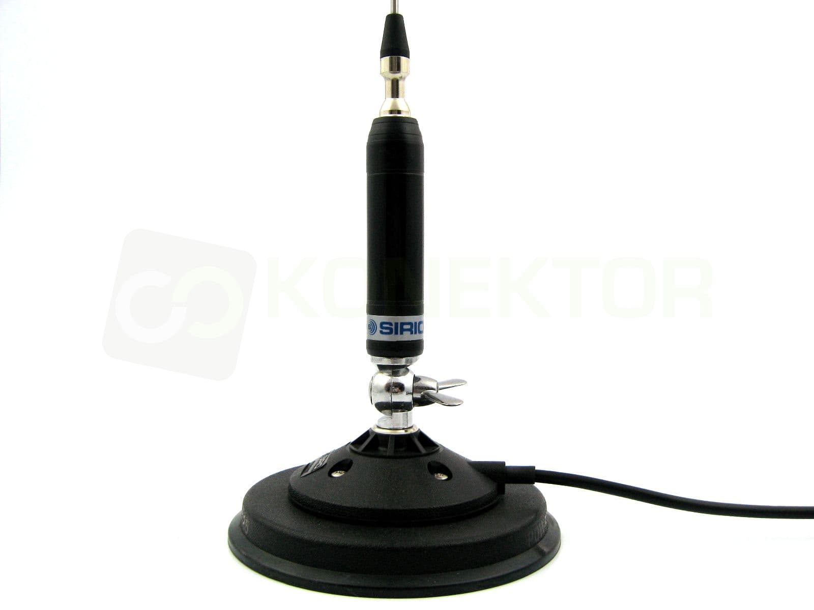 SIRIO TITANIUM 1200 PM-125 Antena CB magnesowa 125cm dłuższy kabel 5m