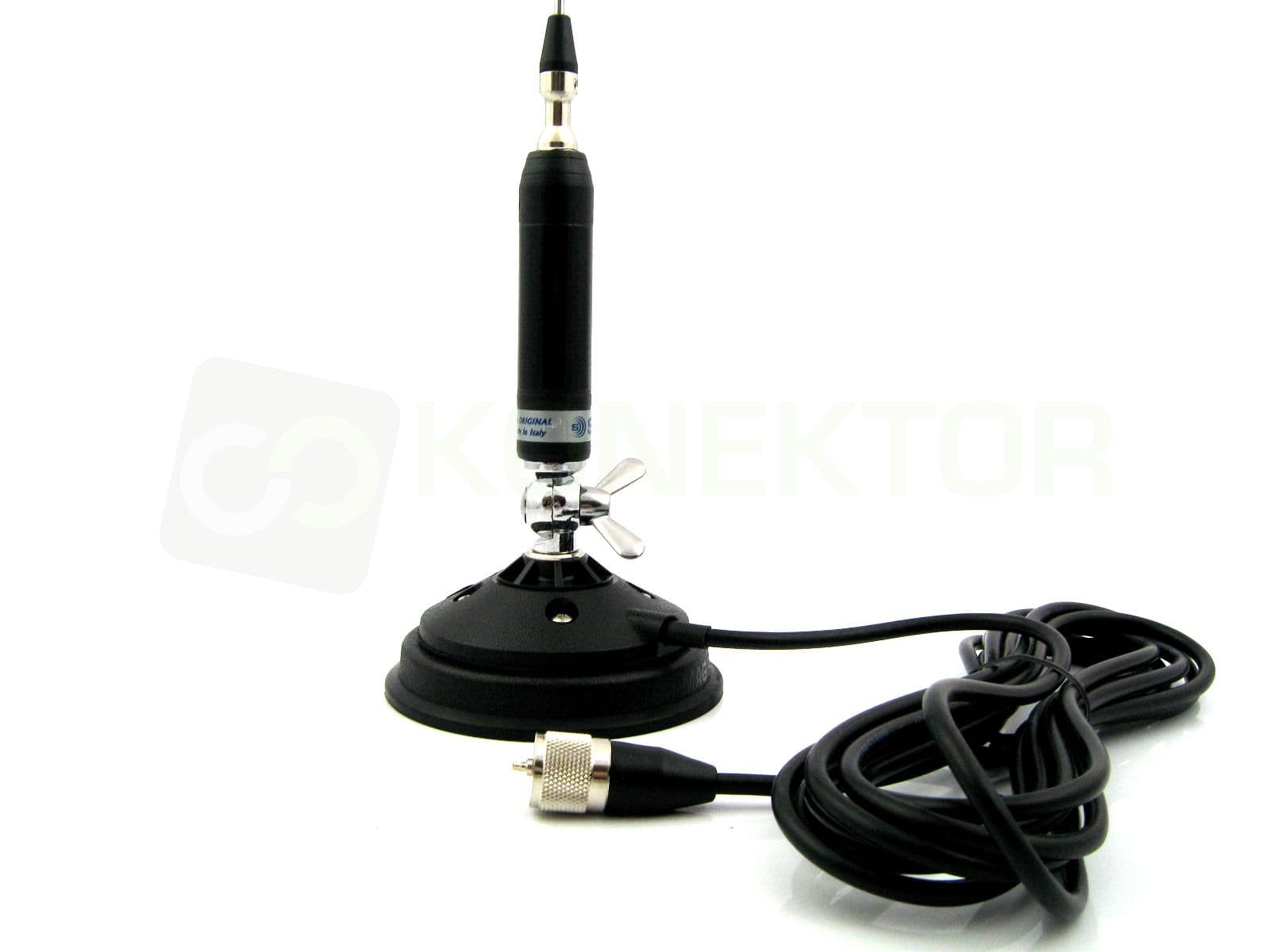 SIRIO TITANIUM 800 PM-100 Antena CB magnesowa 82cm dłuższy kabel 7m