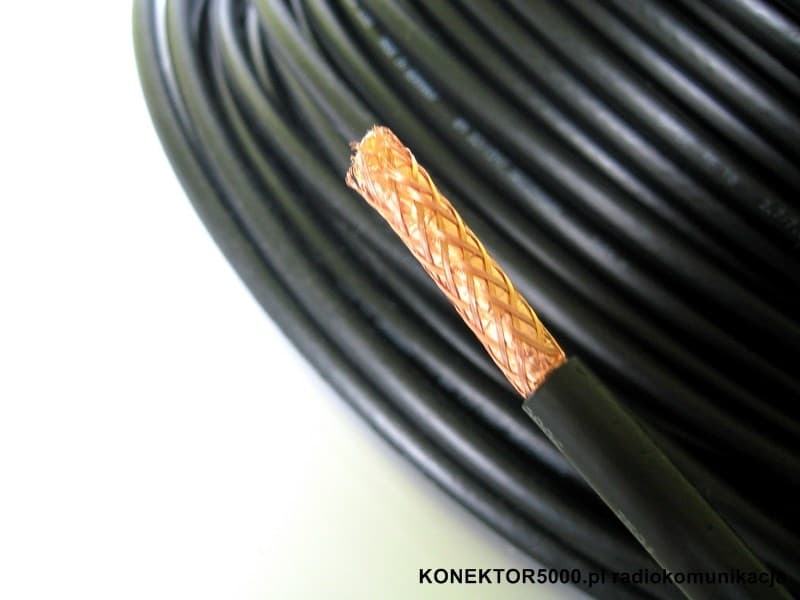 Kabel niskostratny RF-10 SATEC GERMANY 40m + zalutowane wtyki złocone UC-1 RF10 (lepszy od RG-213)