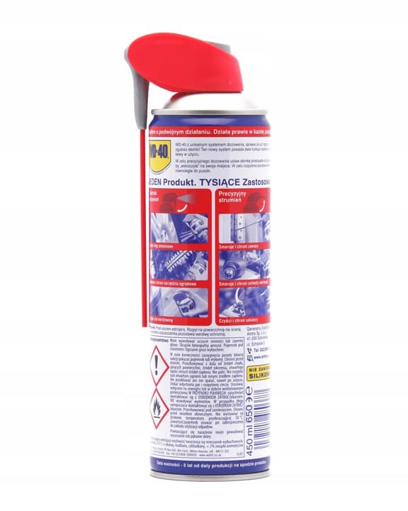 WD-40 450ml z aplikatorem - uniwersalny wielofunkcyjny preparat odrdzewiacz