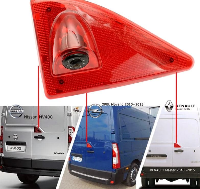Kamera cofania + trzecie światło stop 2w1 - Renault Master Opel Movano Nissan NV400 2010-2016 - Łódź, Zbąszyńska 2