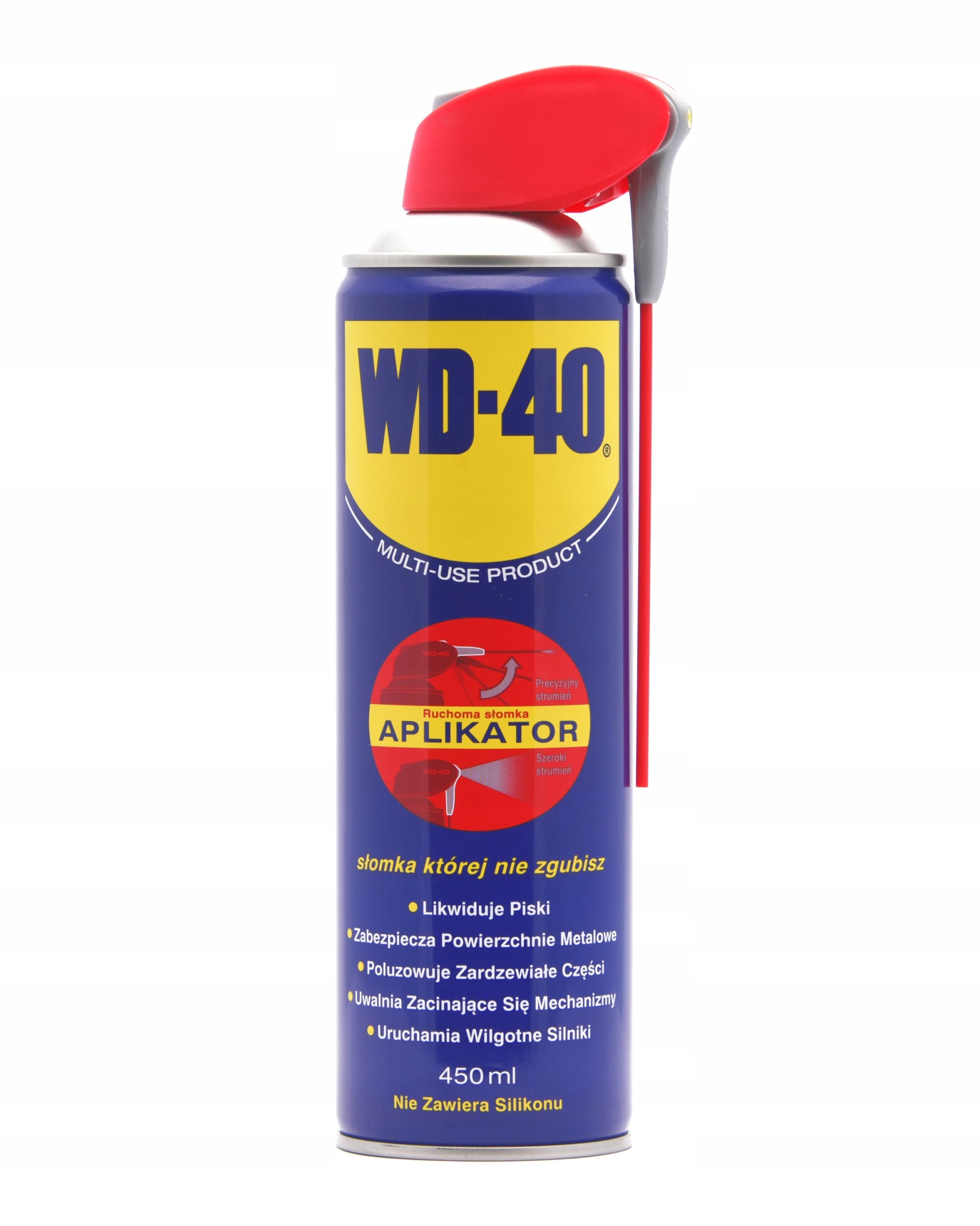 WD-40 450ml z aplikatorem - uniwersalny wielofunkcyjny preparat odrdzewiacz