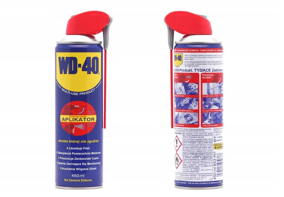 WD-40 450ml z aplikatorem - uniwersalny wielofunkcyjny preparat odrdzewiacz