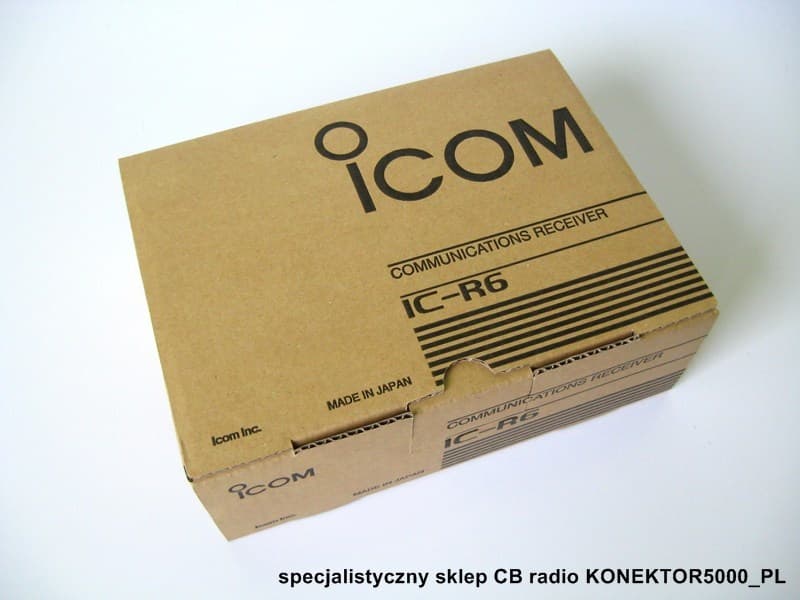 Skaner radiowy ICOM IC-R6 + skuteczniejsze anteny + oprogramowanie + kabel do programowania - POLECANY ZESTAW