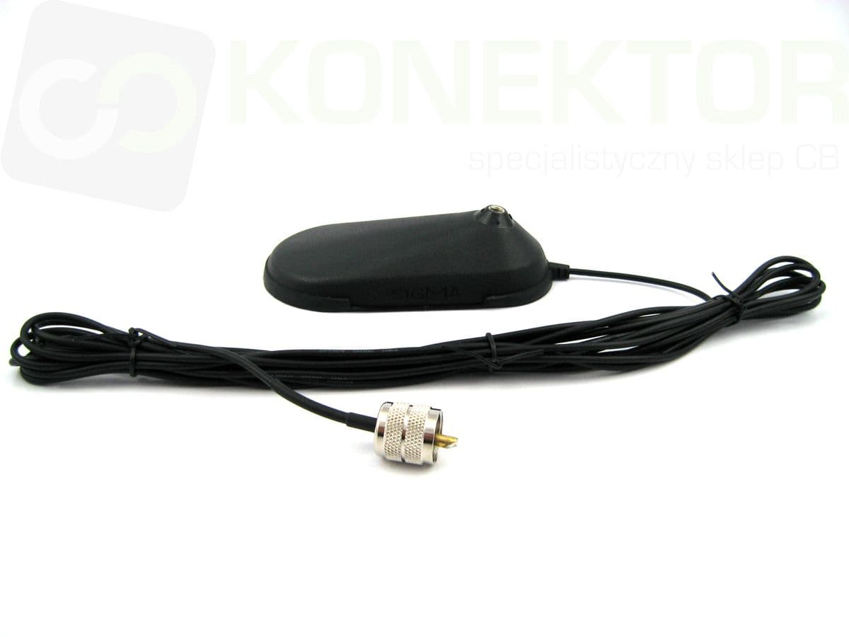 Podstawa magnetyczna do anteny President Virginia - kabel 4,50m + guma - odpowiednik - magnes Sigma