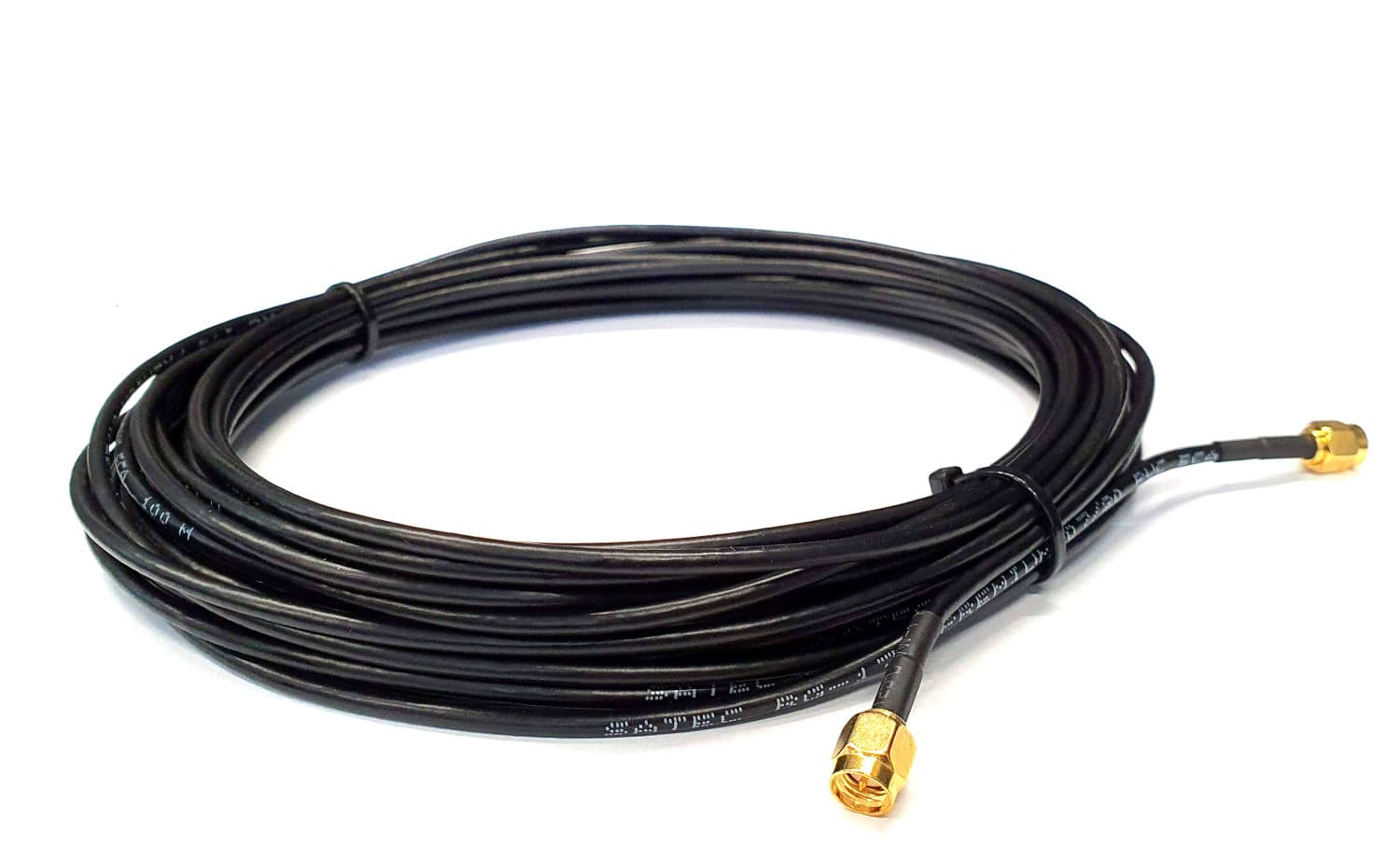 Cienki kabel 3mm RG-174 SATEC 10m + zamontowane SMA (okablowanie do HF / VHF / UHF / skanery SDR / LTE / WLAN)