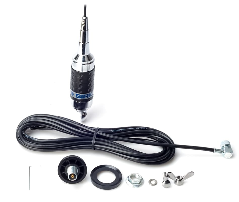 Sirio Super Carbonium 27 Antena CB montażowa 140cm kabel 4m