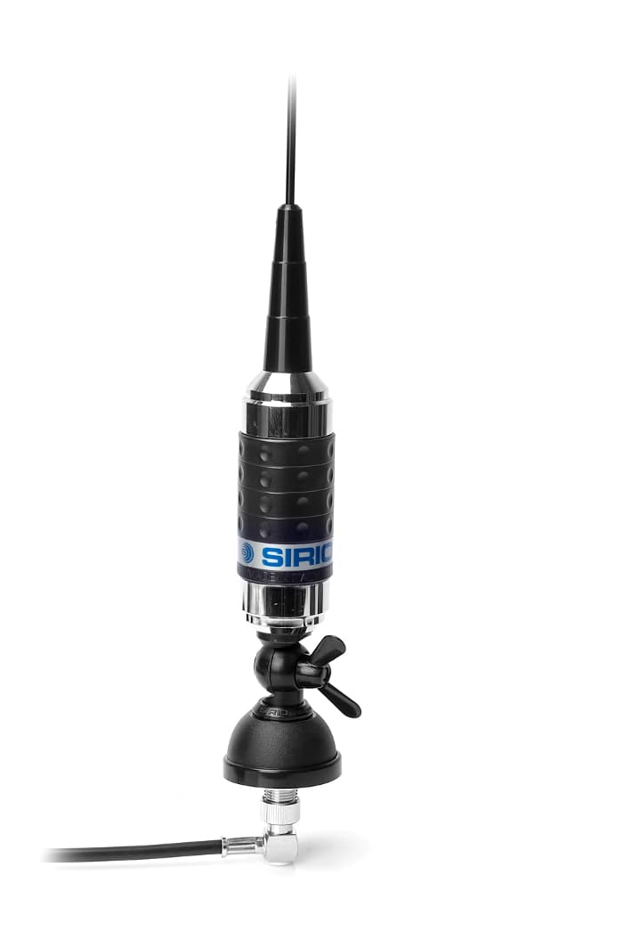 Sirio Carbonium 27 Black Antena CB montażowa 113cm kabel 4m