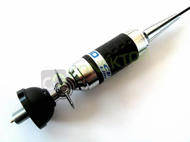 Sirio Super Carbonium 27 Antena CB 140cm kabel 4m + UCHWYT KLAPOWY SF-40