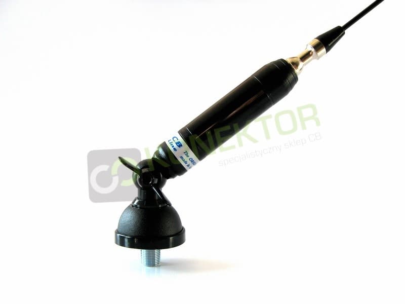SIRIO TITANIUM 1500 Black (TITANIUM1500) Antena CB 142cm kabel 4m + UCHWYT KLAPOWY SF-40