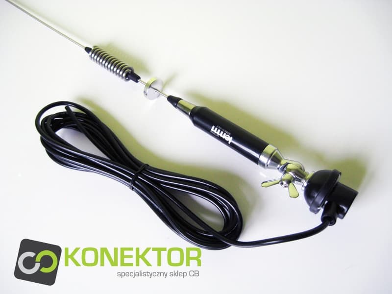 LEMM AT-106 (AT106) Antena CB 72cm kabel 4m + UCHWYT RELINGOWY BRV-3