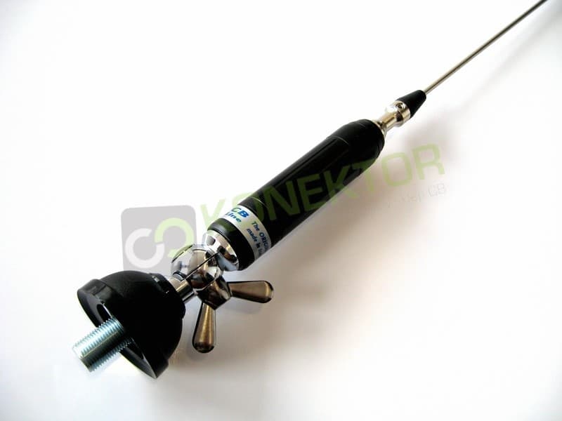 SIRIO TITANIUM 1000 (TITANIUM1000) Antena CB 98cm kabel 4m + UCHWYT RELINGOWY BRV-3