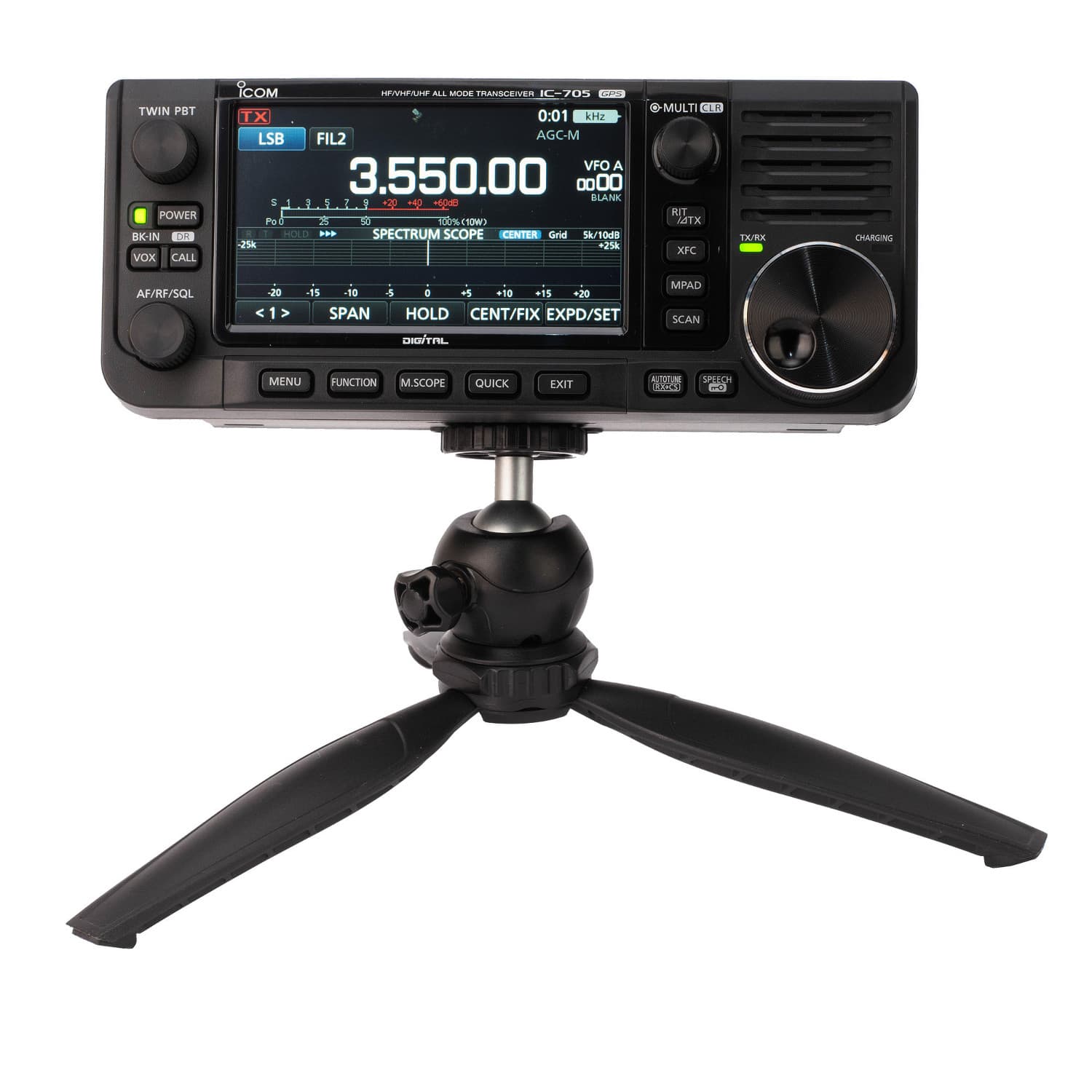 Statyw uchwyt do Icom IC-705 - Radiora TRIPOD-IC-705