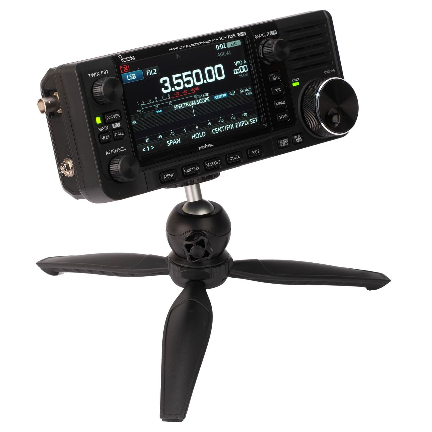 Statyw uchwyt do Icom IC-705 - Radiora TRIPOD-IC-705
