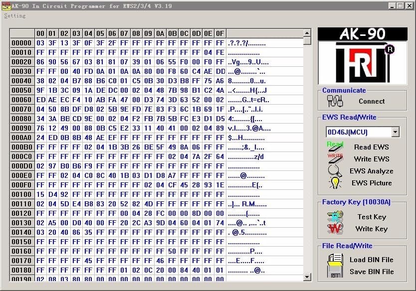 Programator kluczy BMW AK90+ CAS EWS2 EWS3 EWS4 roczniki 1995-2009