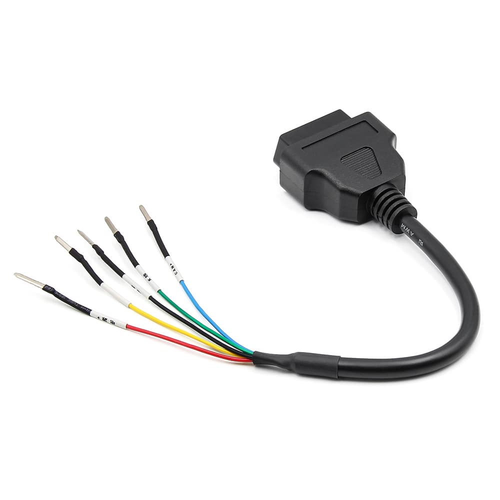 Adapter OBD-2 16-pin K+CAN 5 żył do wszystkich motocykli, skuterów itp. (uniwersalny)