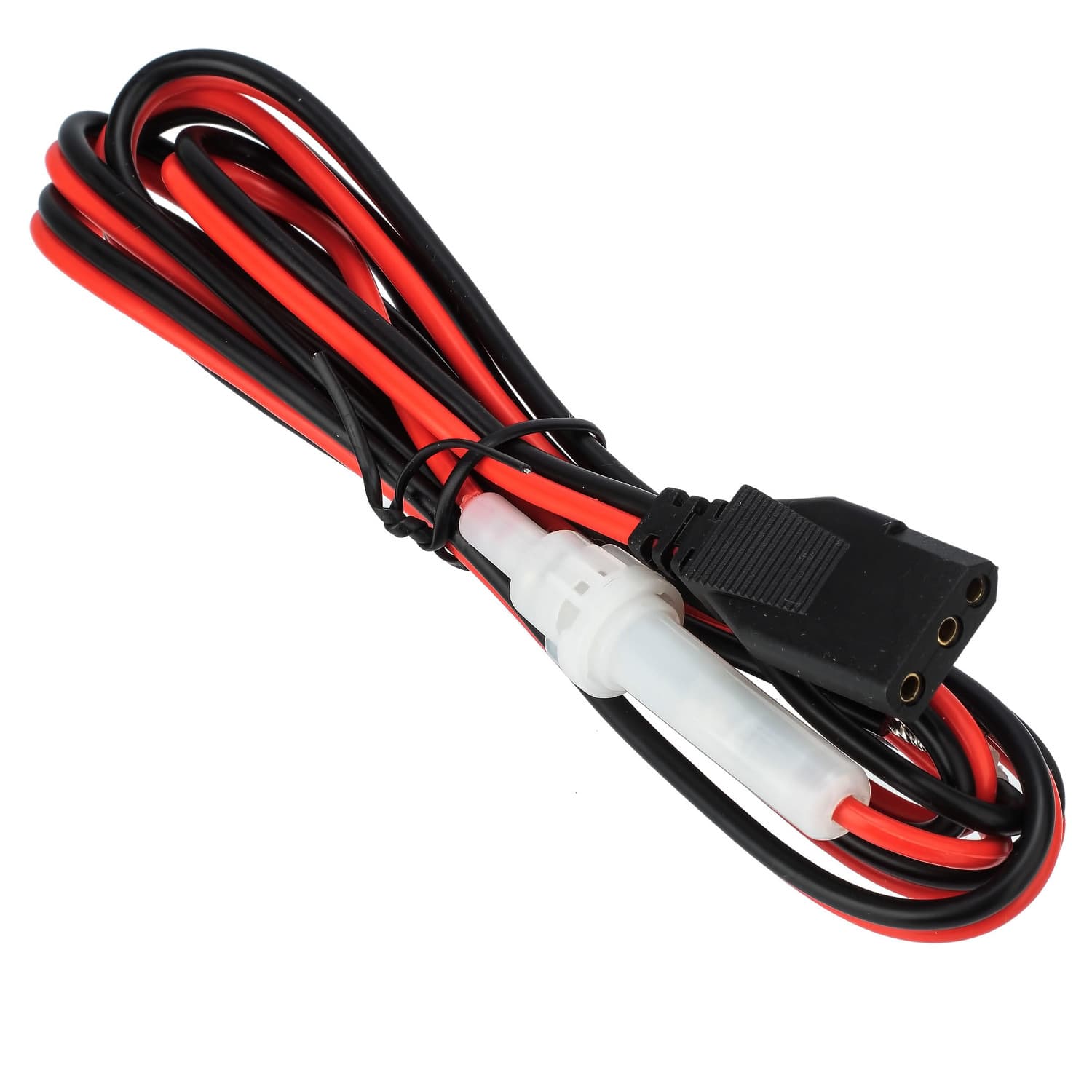 Oryginalny gruby kabel zasilający 150cm wtyk 3-pin + bezpiecznik 15A do President Lincoln II, także Jackson II, DX-5000, Alan 87 itp.