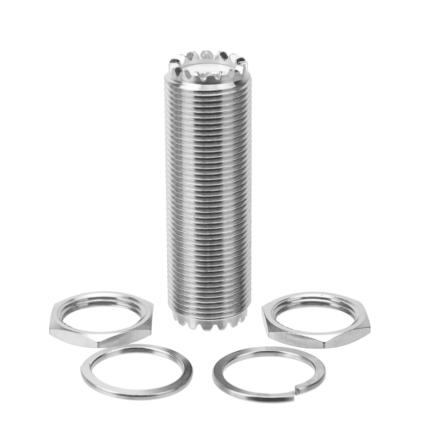 Beczka 2x gniazdo UHF łącznik DŁUGI 50mm (np. do obudowy, łącznik PL SO-239 do wtyków UC-1) PTFE RADIORA