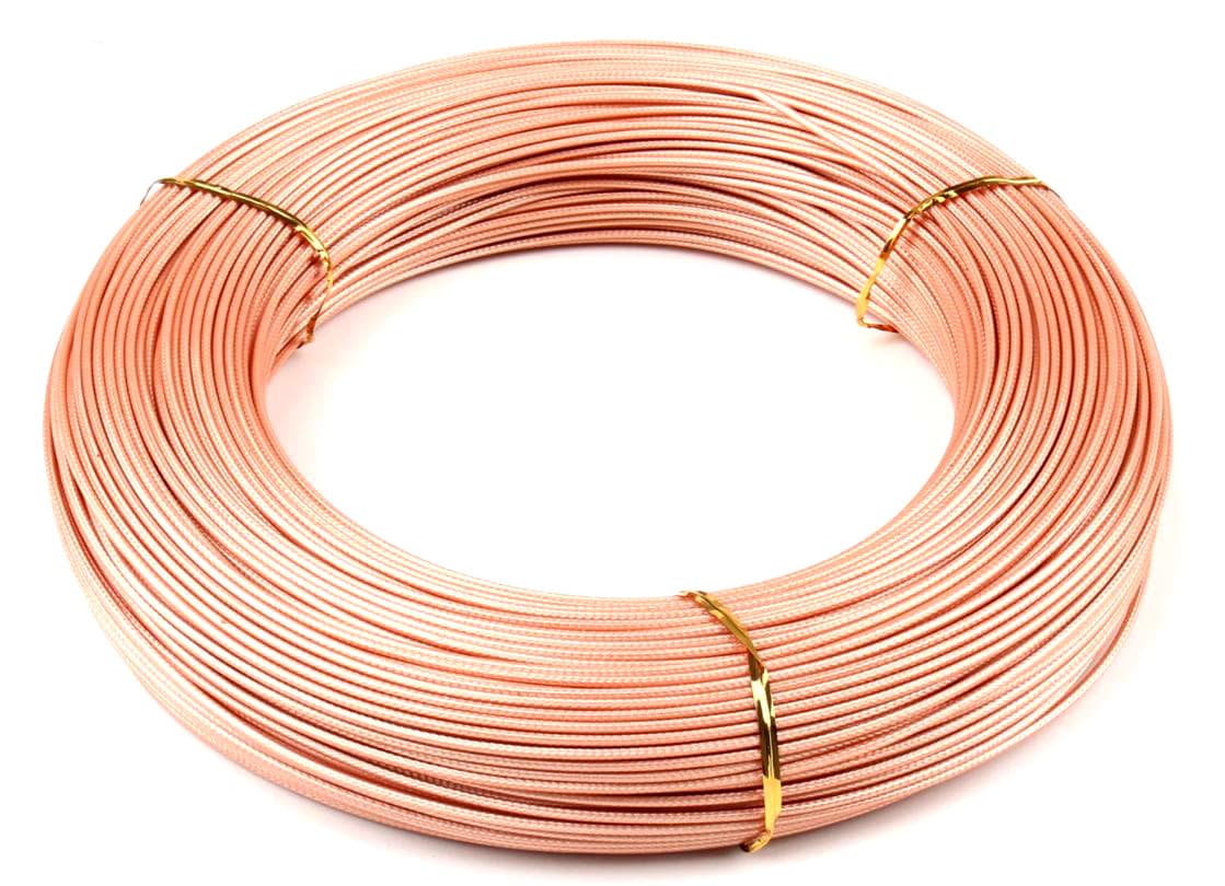 Radiora RG-316 supercienki kabel koncentryczny 50 Ohm średnica 2.4mm, osłona teflonowa (PTFE)