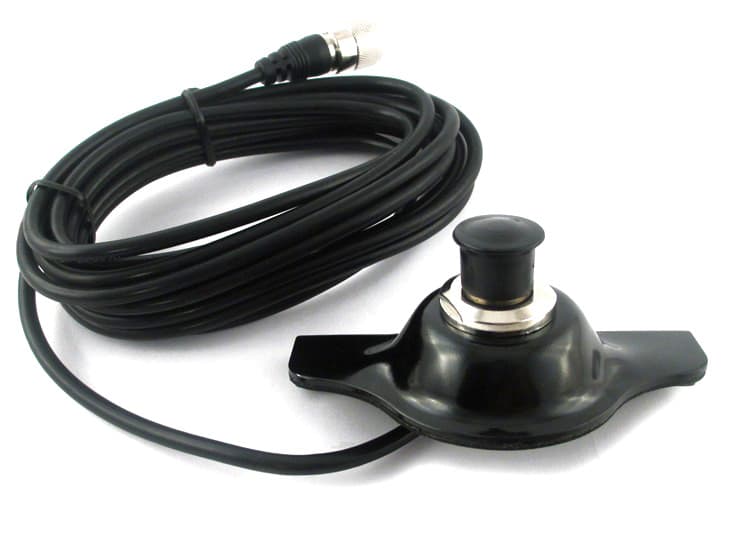 Jetfon BPC estetyczny uchwyt klapowy główka PL, kabel 4,20m, wtyk antenowy, osłona gniazda - do anten CB KF VHF UHF