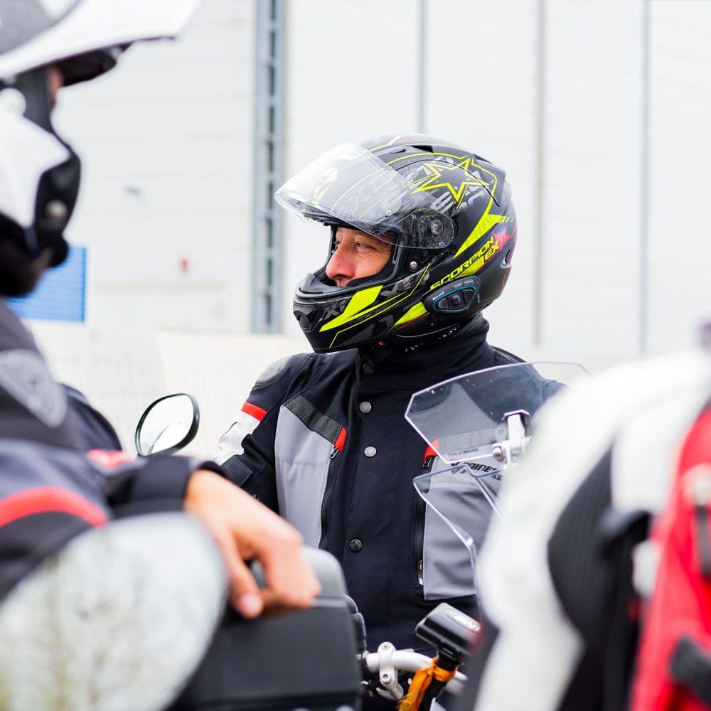 Midland BTX2 PRO S LR TWIN 2x Interkom z radiem FM + słuchawki i mikrofon - łączność motocyklowa do 1600m