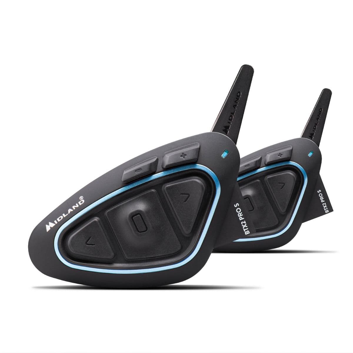 Midland BTX2 PRO S LR TWIN 2x Interkom z radiem FM + słuchawki i mikrofon - łączność motocyklowa do 1600m