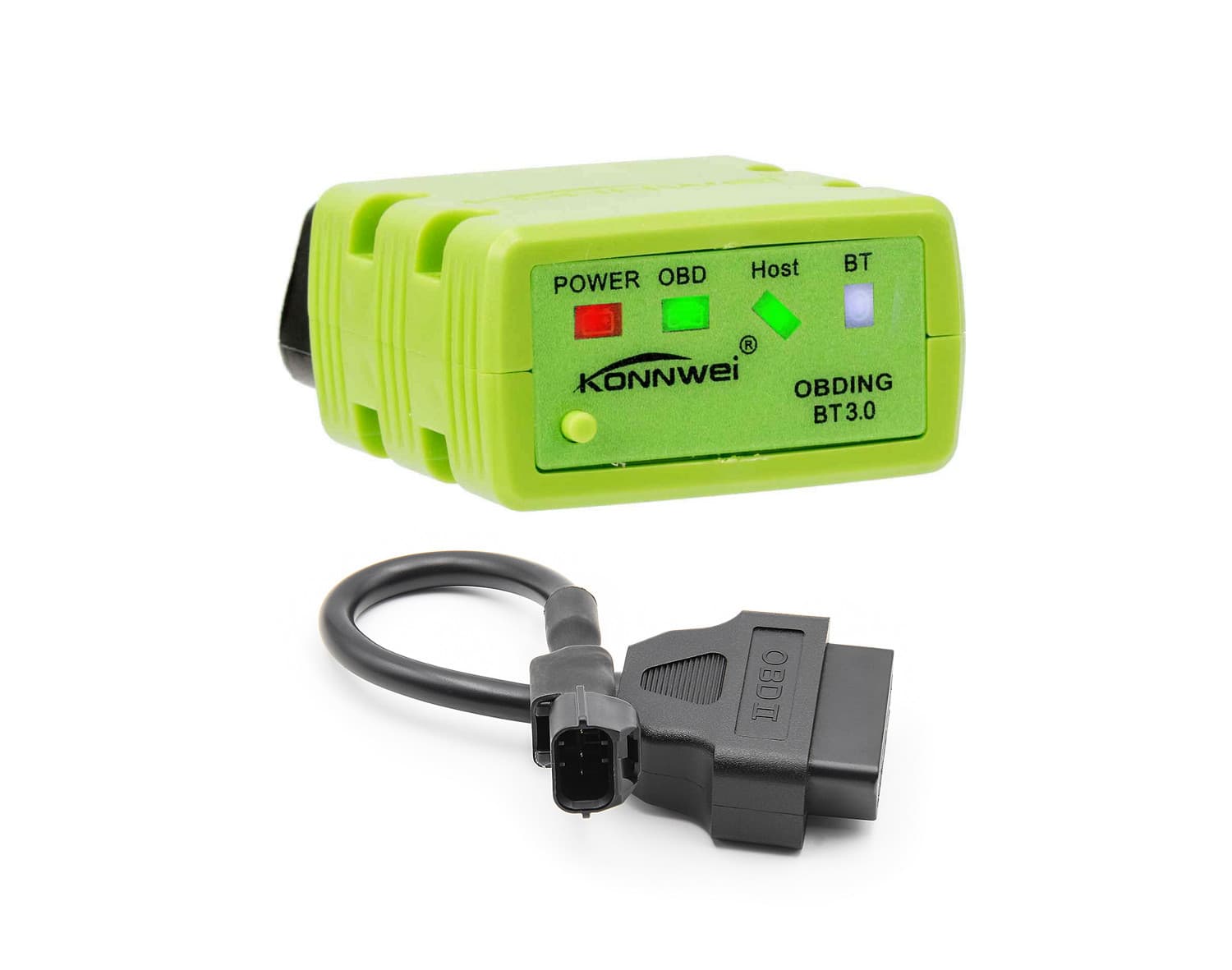Diagnostyka Kymco skutery / quady - zestaw interfejs OBD-2 bluetooth Konnwei KW902 + adapter 3-pin - dla smartfonów Android