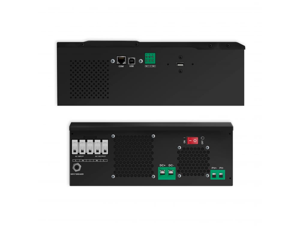 Przetwornica solarna 3000W Green Cell falownik z kontrolerem MPPT 60A / 24VDC / 230VAC CZYSTY SINUS - PV18-3024 VPM